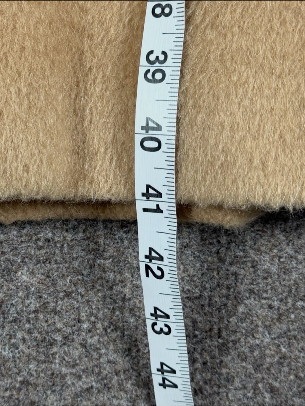 Vintage Evan Picone Tan Camel Double Breasted Wool Coat Women’s Medium Overcoat - Picture 10 of 11